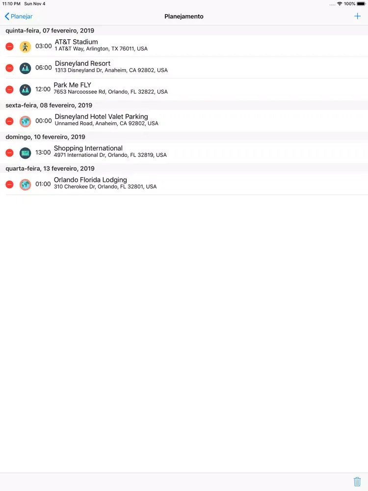 Roteiro em Orlando iPad  سکرین شاٹس