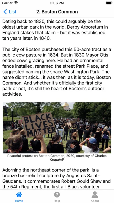 Captures d'écran de Historic Boston