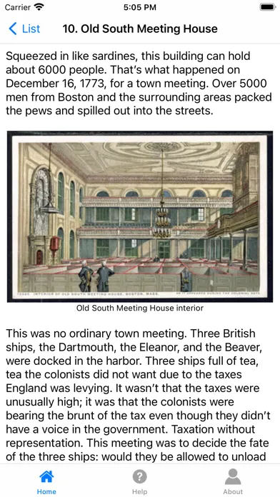Captures d'écran de Historic Boston