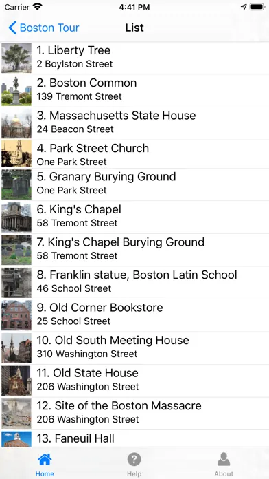 Captures d'écran de Historic Boston