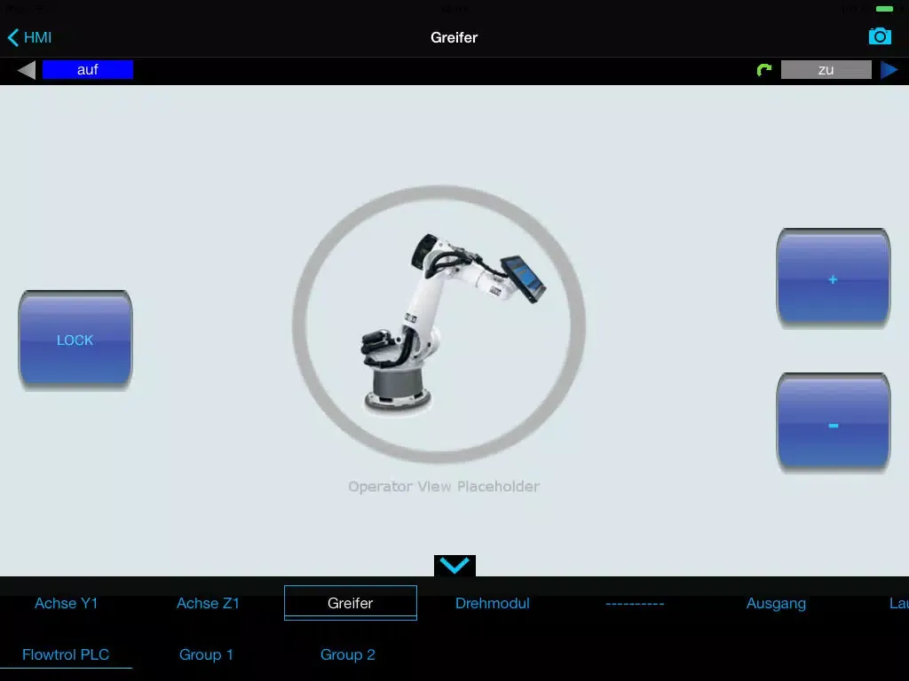 Capturas de pantalla de Flowtrol HMI Lite iPad 