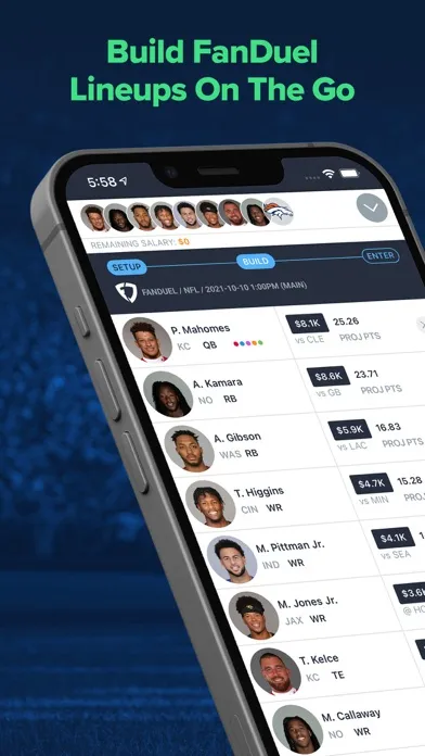 صور LineupHQ FanDuel DFS Optimizer