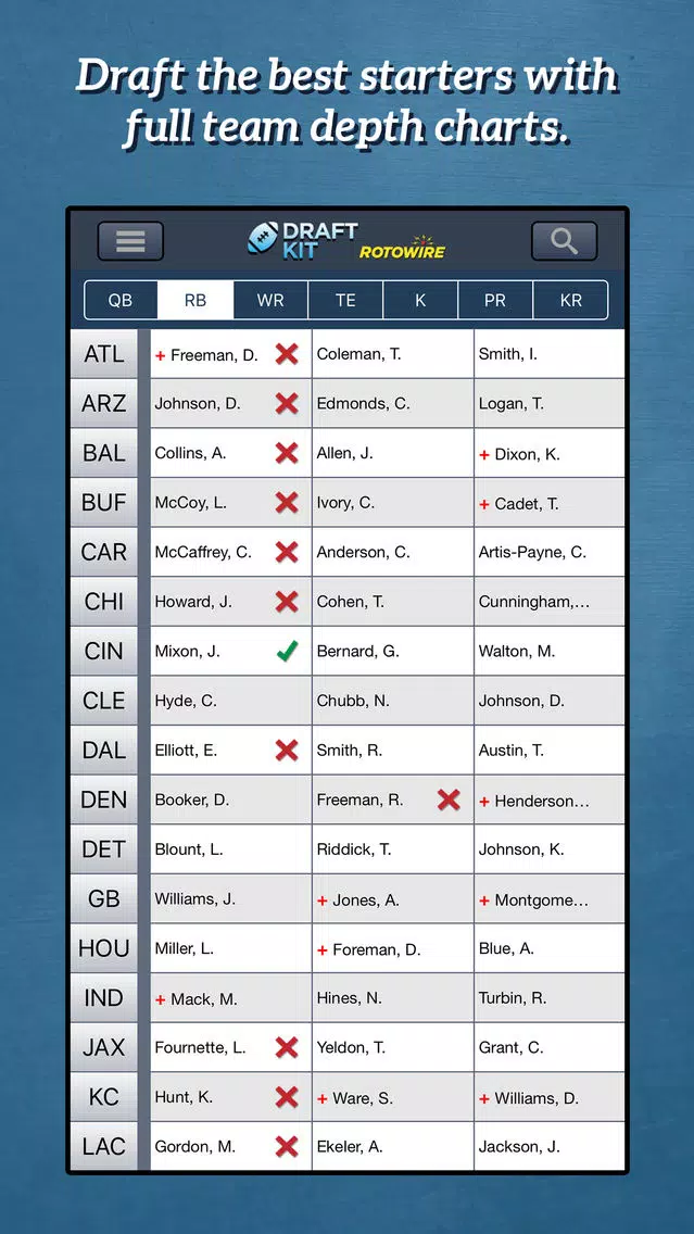 Fantasy Football Draft Kit '18 Screenshots