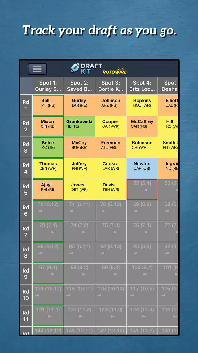 Fantasy Football Draft Kit '18 Screenshots