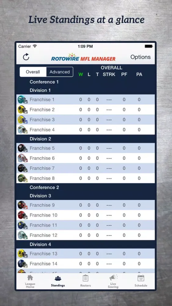 MyFantasyLeague Manager 2018 스크린샷