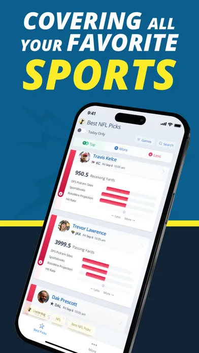 RotoWire Picks | Player Props Screenshots