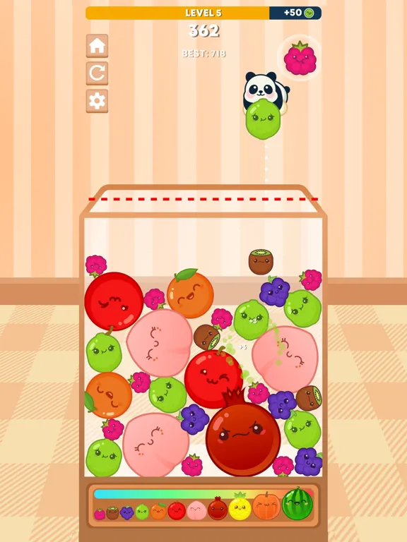 Watermelon Game: Panda Merge iPad  Screenshots