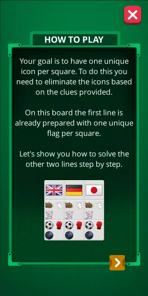 Captures d'écran de Einstein's Riddle Logic Puzzle