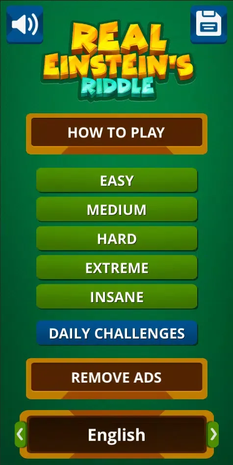 Captures d'écran de Einstein's Riddle Logic Puzzle