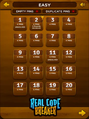 Real Code Breaker Mastermind iPad  স্ক্রিনশট