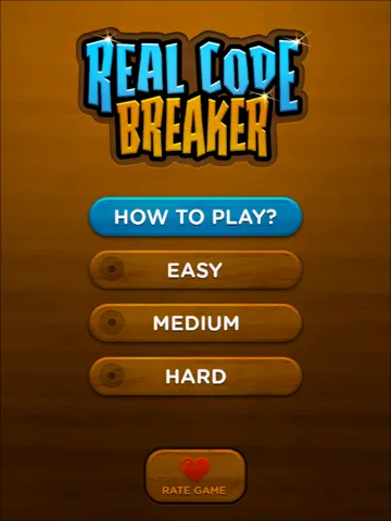 Real Code Breaker Mastermind iPad  স্ক্রিনশট