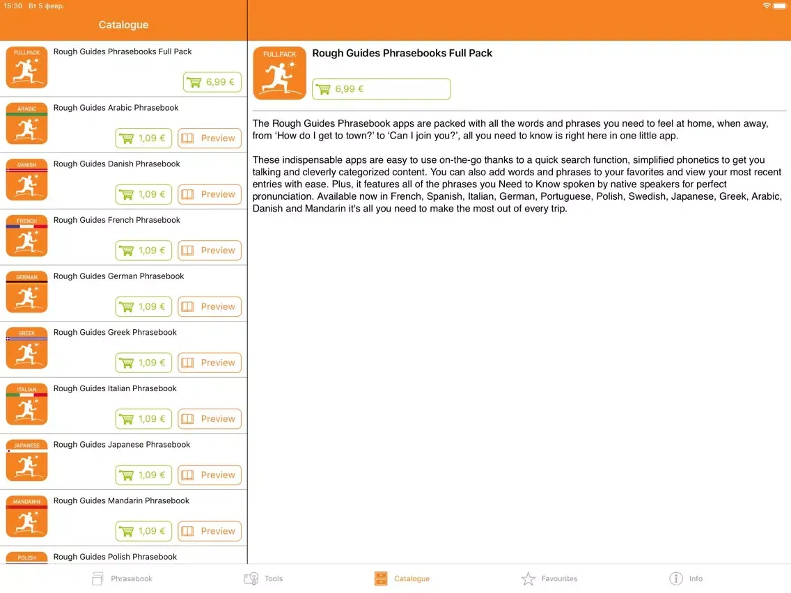 Rough Guides Phrasebooks iPad  स्क्रीनशॉट