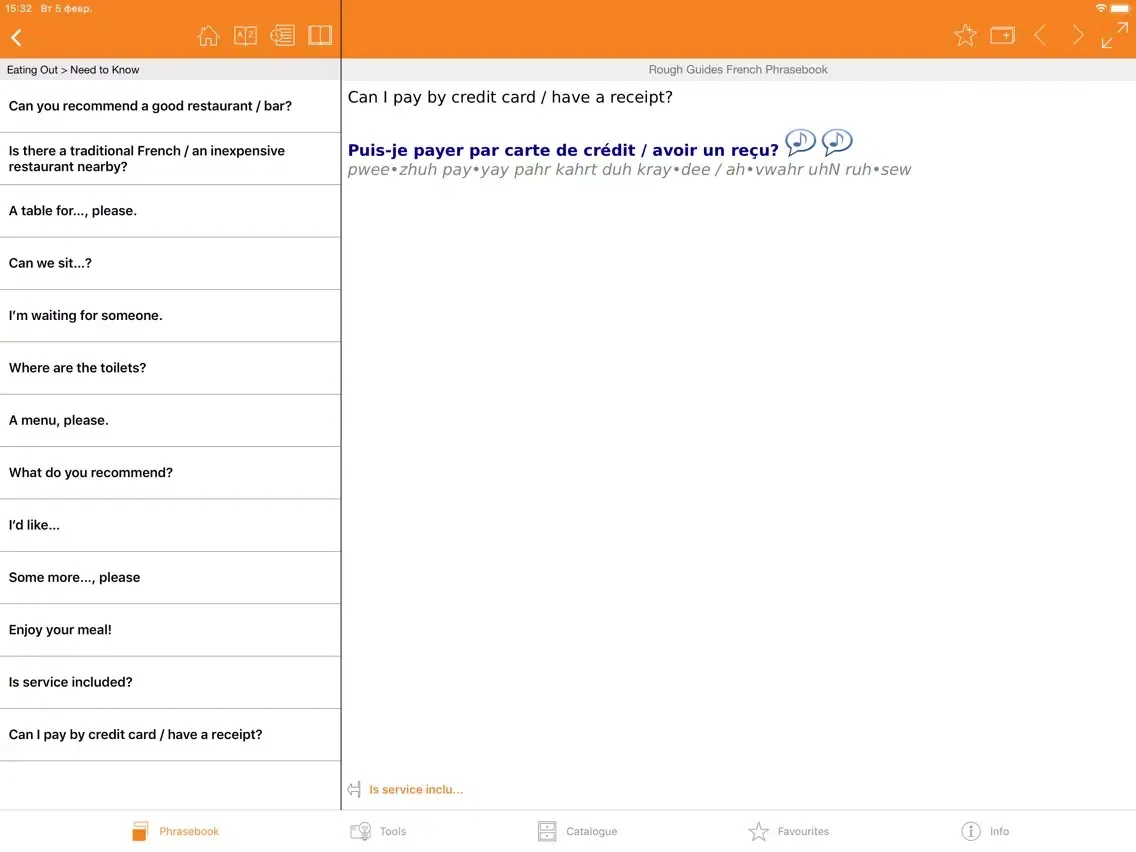 Rough Guides Phrasebooks iPad  स्क्रीनशॉट