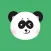 RoundPanda - BlackWhite