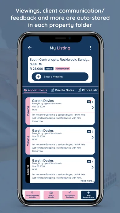 Realest App سکرین شاٹس