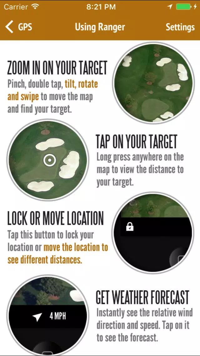 Ranger: Driving Range Golf GPS स्क्रीनशॉट