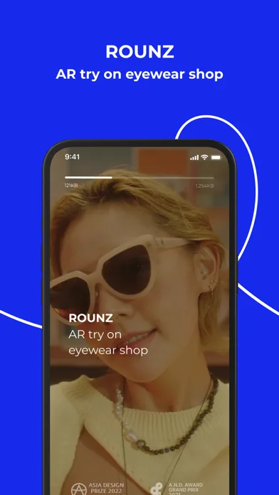 ROUNZ - AR try on eyewear shop スクリーンショット