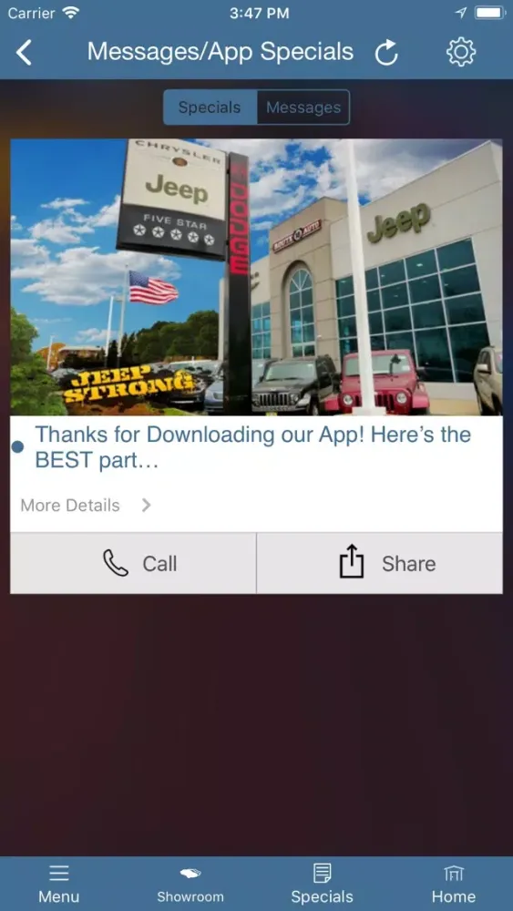Capturas de pantalla de Route 18 Chrysler Jeep Dodge
