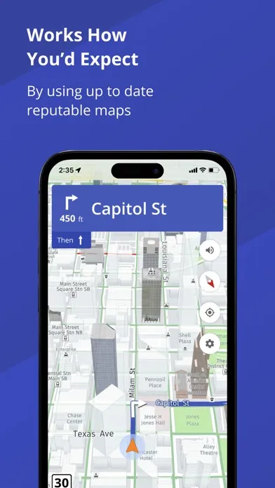 Captures d'écran de Route4Trucks - Truck GPS App