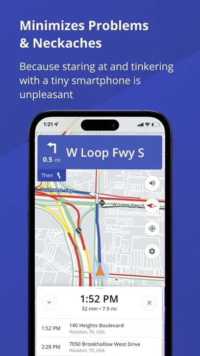 Captures d'écran de Route4Trucks - Truck GPS App