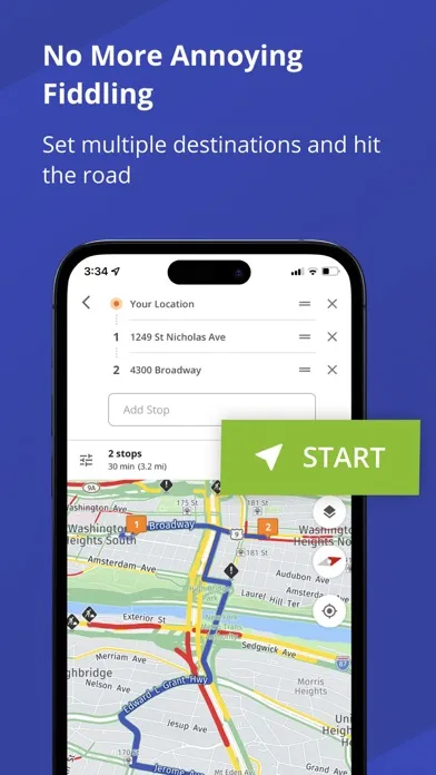 Captures d'écran de Route4Trucks - Truck GPS App
