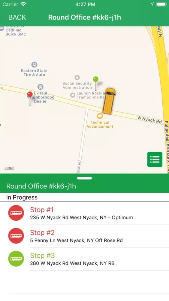 ภาพหน้าจอของ Routee: Track Your Child’s Bus