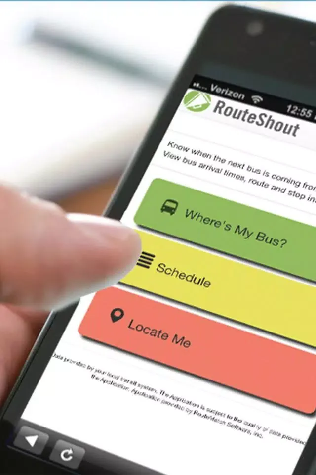 Ảnh chụp màn hình của RouteShout 2.0