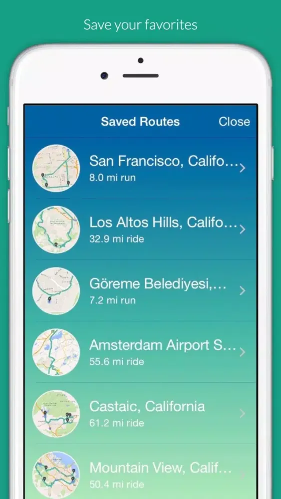 Routezoom - The best exercise routes for you, wherever you are स्क्रीनशॉट