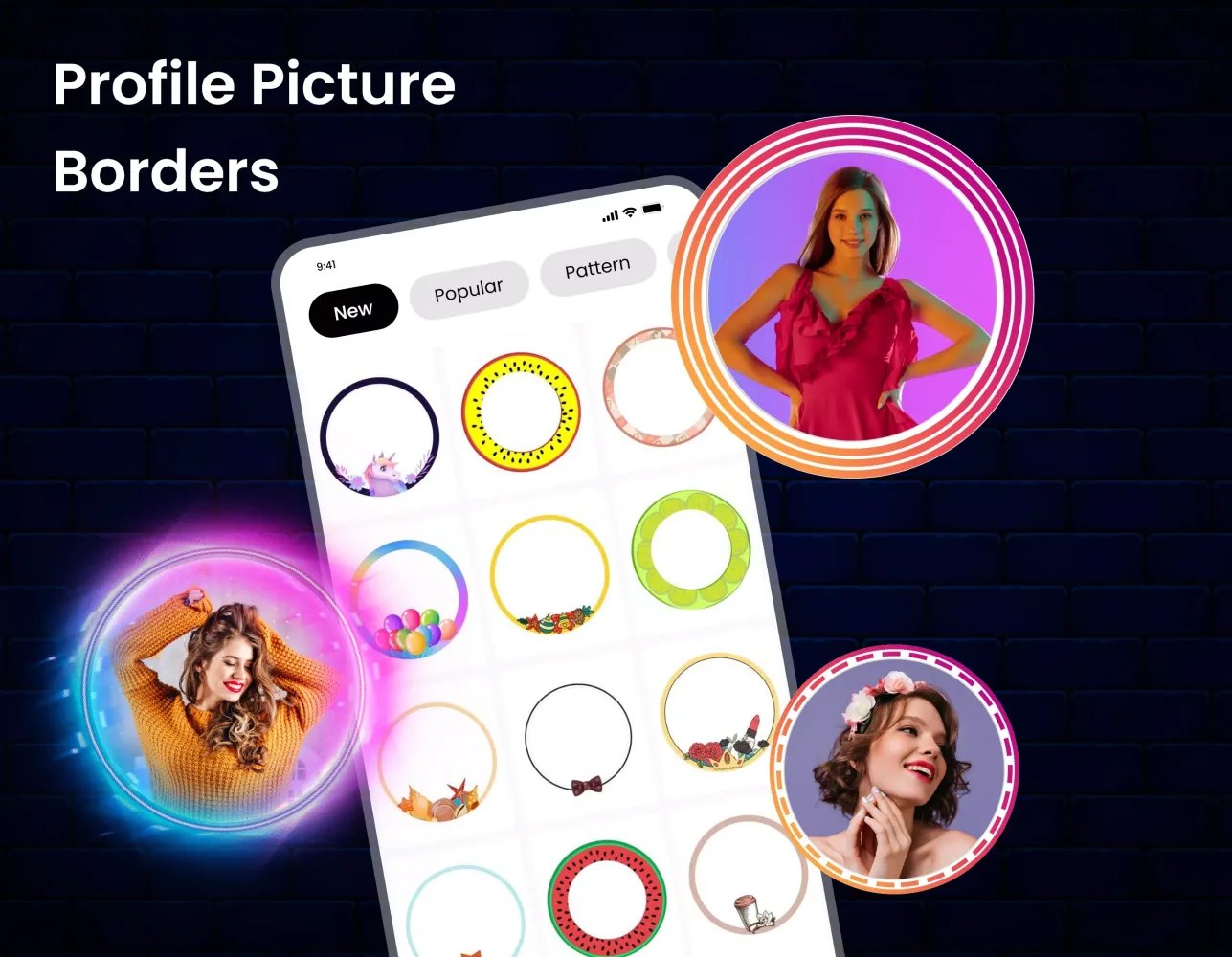 Profile Picture Border DP Make应用截图