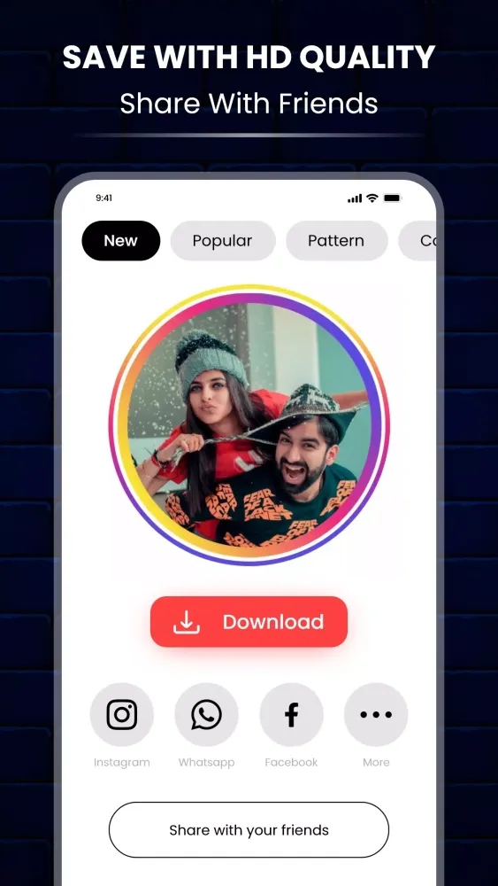 Profile Picture Border DP Make应用截图