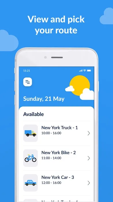 RoutiGo Driver スクリーンショット