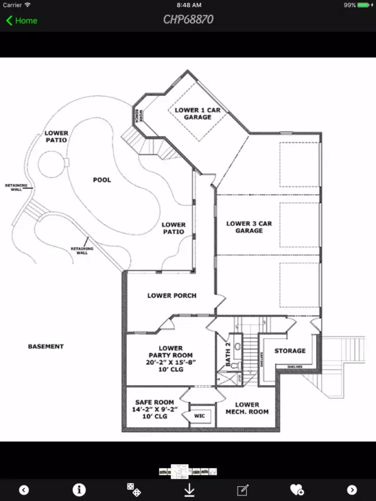 Tangkapan skrin Chalet House Plans Guide iPad 