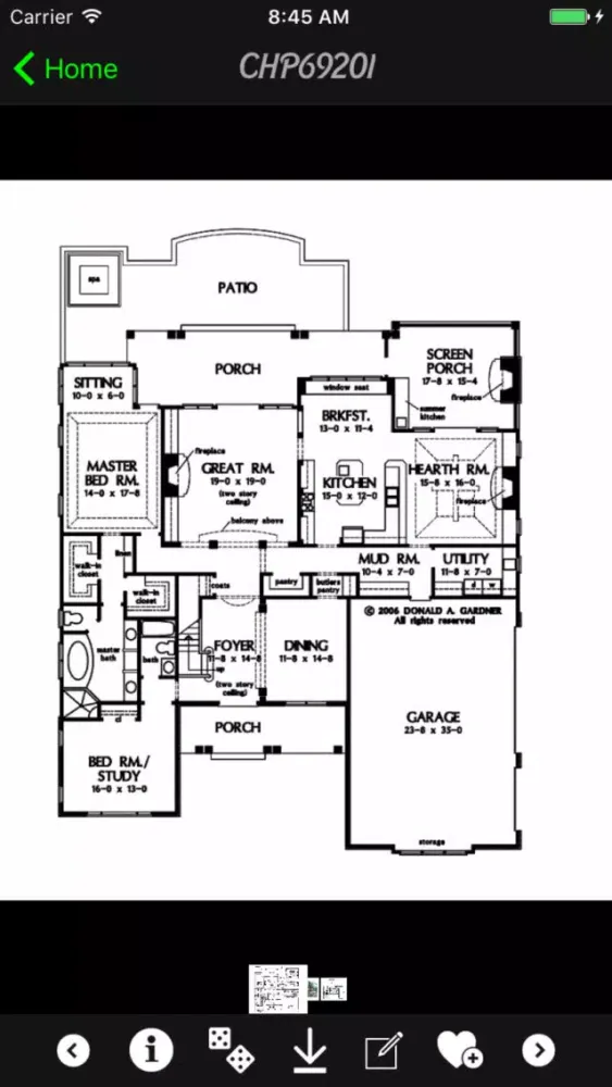 Tangkapan skrin Chalet House Plans Guide