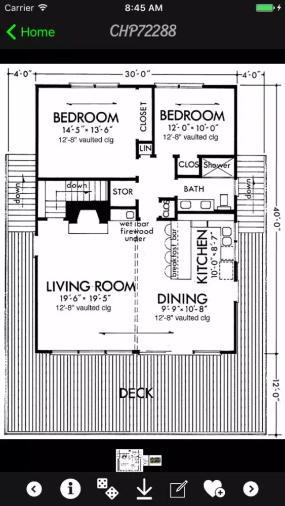 Tangkapan skrin Chalet House Plans Guide
