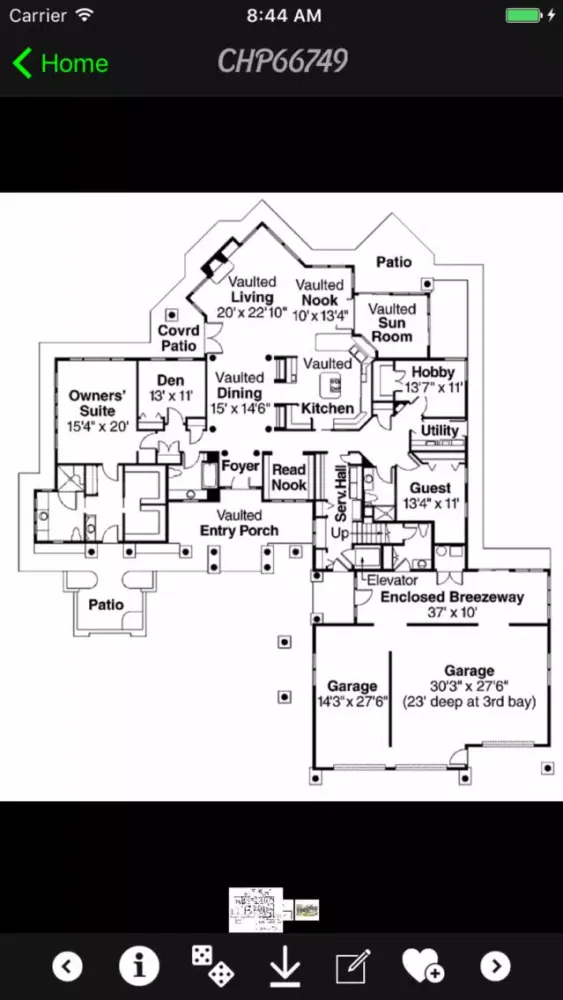 Tangkapan skrin Chalet House Plans Guide
