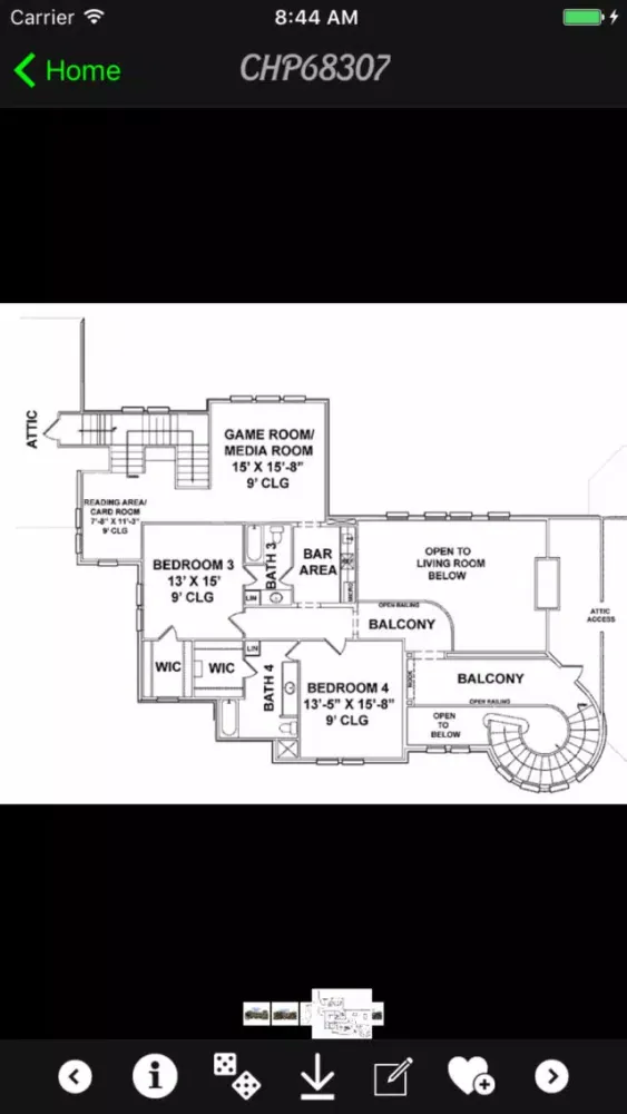 Tangkapan skrin Chalet House Plans Guide