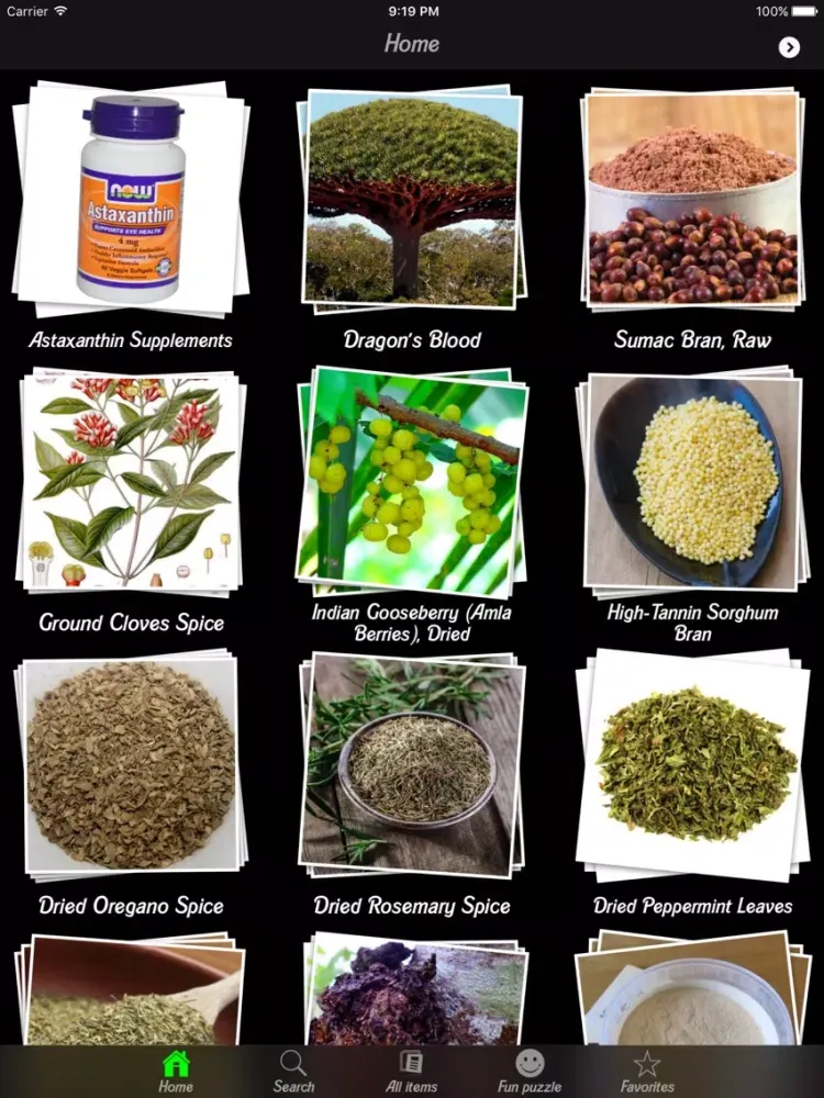 Top ORAC Antioxidants Info + iPad  স্ক্রিনশট