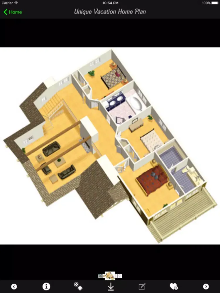 صور Mountain House Plans Kit iPad 