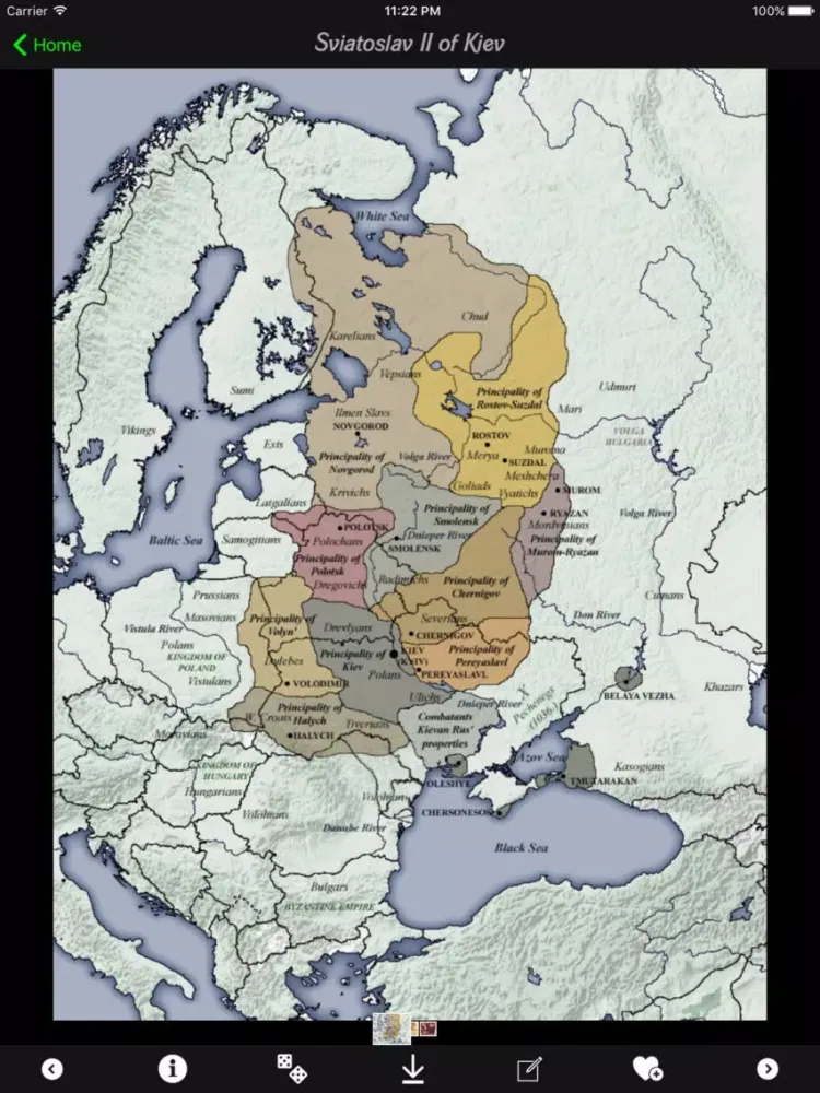 ภาพหน้าจอของ Russian Rulers Wiki iPad 