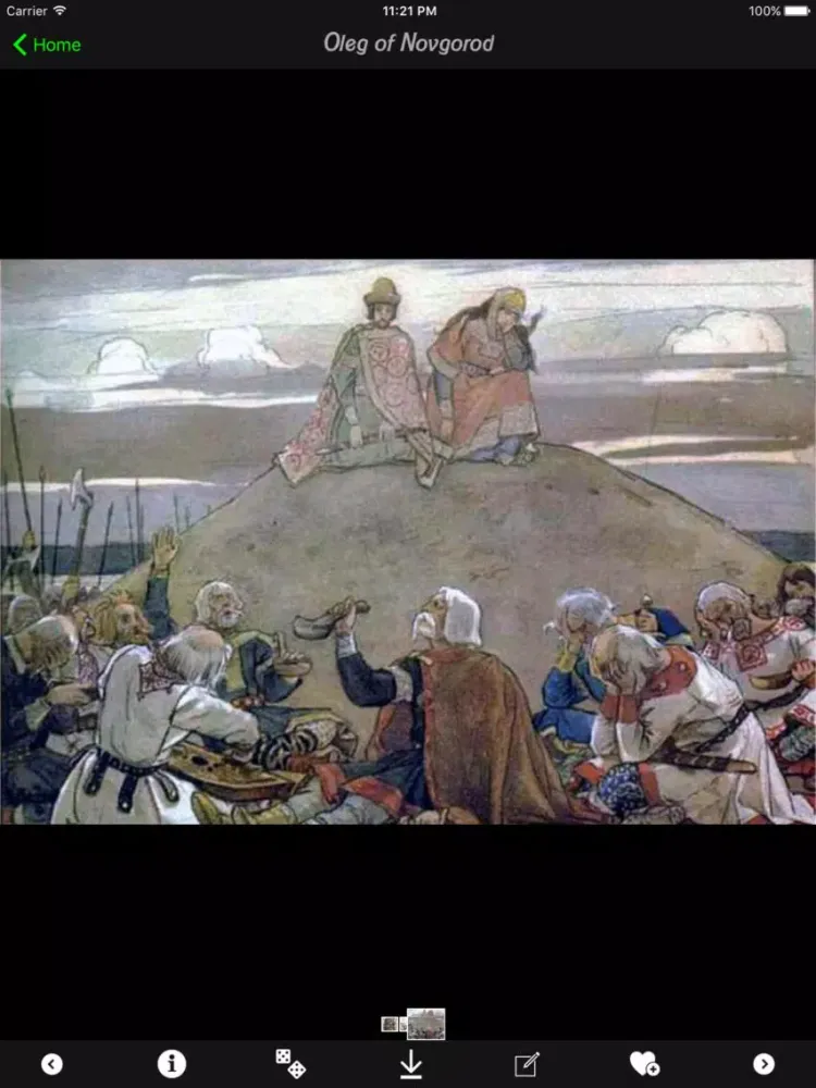 ภาพหน้าจอของ Russian Rulers Wiki iPad 