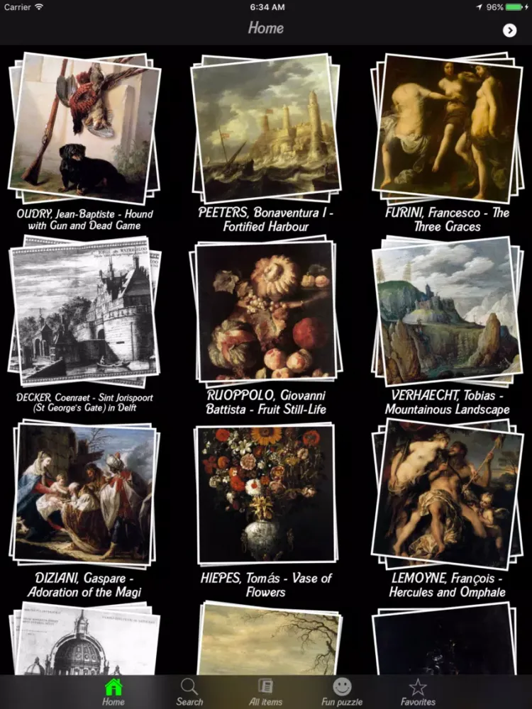 Captures d'écran de Baroque Art Gallery+ iPad 