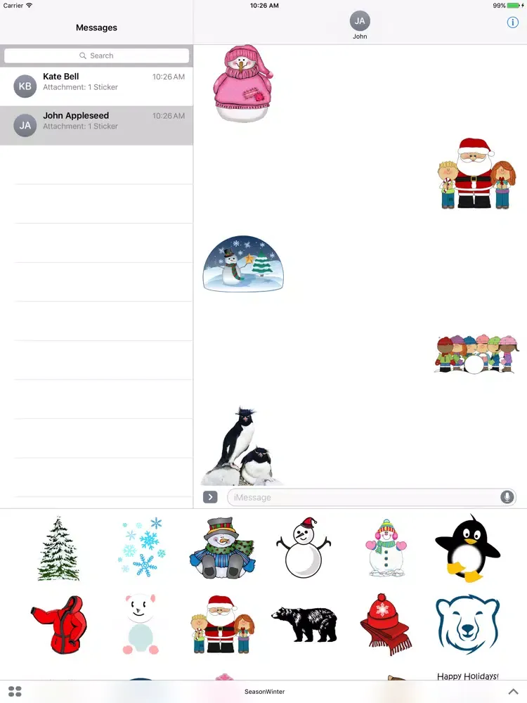 تصاویر Season Winter! iPad 