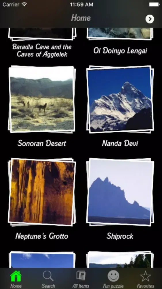 Extreme Environments Info स्क्रीनशॉट