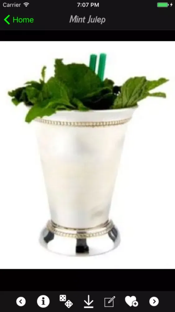 Capturas de tela do Cocktail Recipes Guide