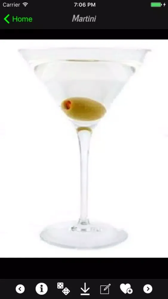 Capturas de tela do Cocktail Recipes Guide