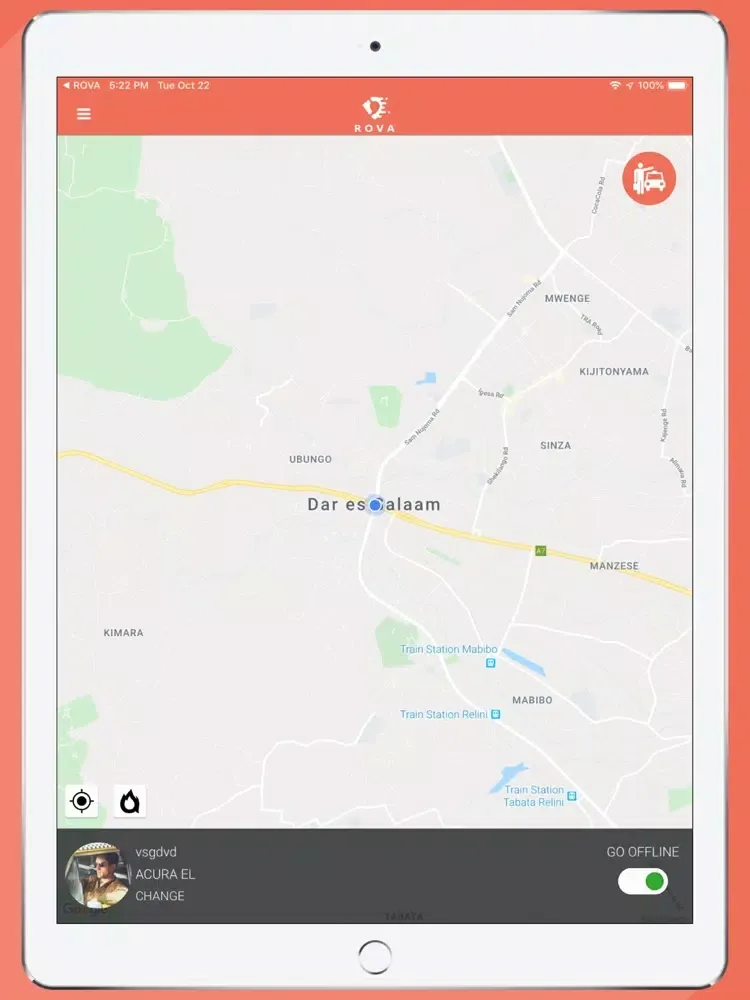 Zrzuty ekranu ROVA Partner iPad 