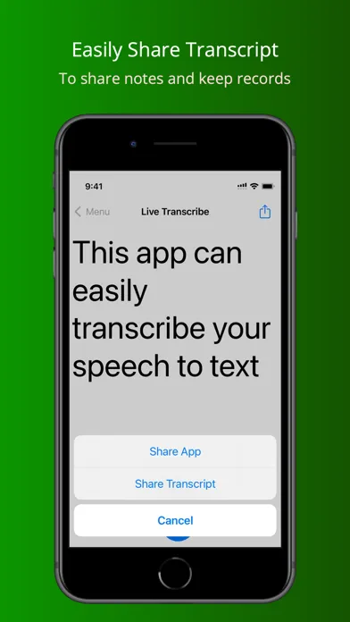 Live Transcribe +應用截圖