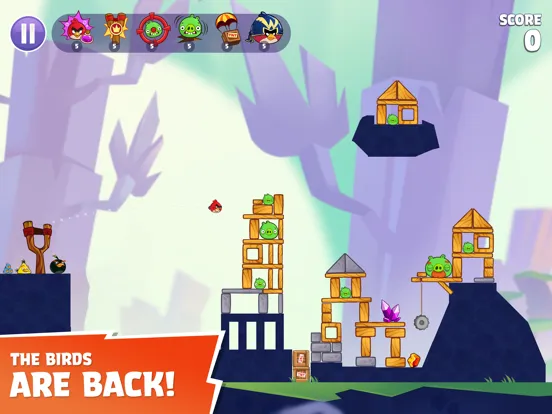 Ảnh chụp màn hình của Angry Birds Reloaded iPad 