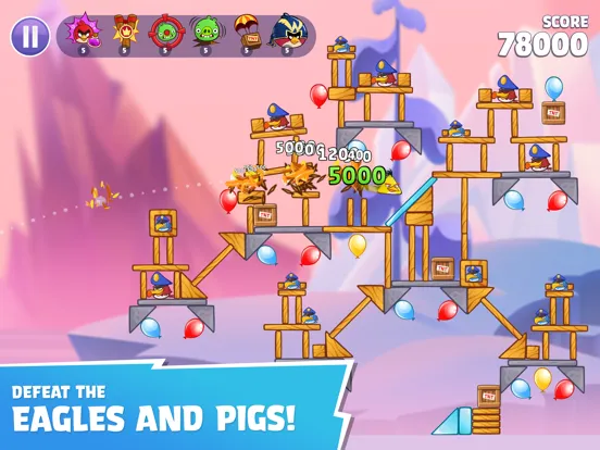 Ảnh chụp màn hình của Angry Birds Reloaded iPad 