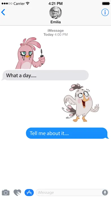 Capturas de pantalla de Angry Birds Stickers